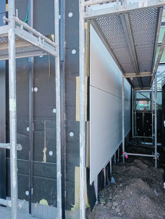 Vata minerala bazaltica hidrofobizata caserata, 150mm, dens.50kg/mc