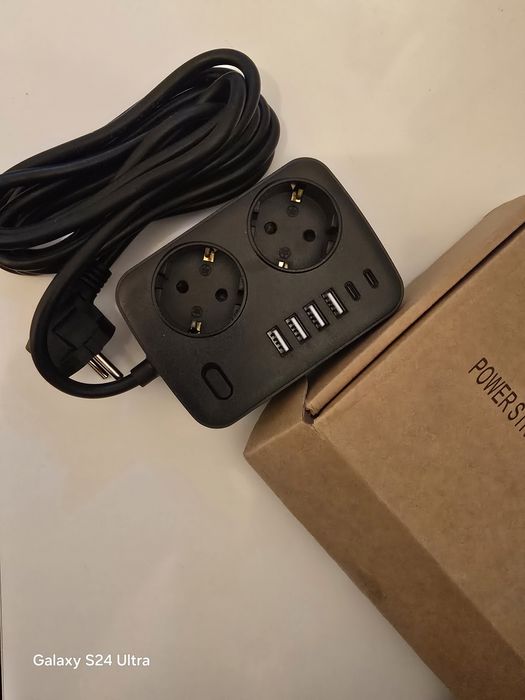 Разклонител/удължител с USB port