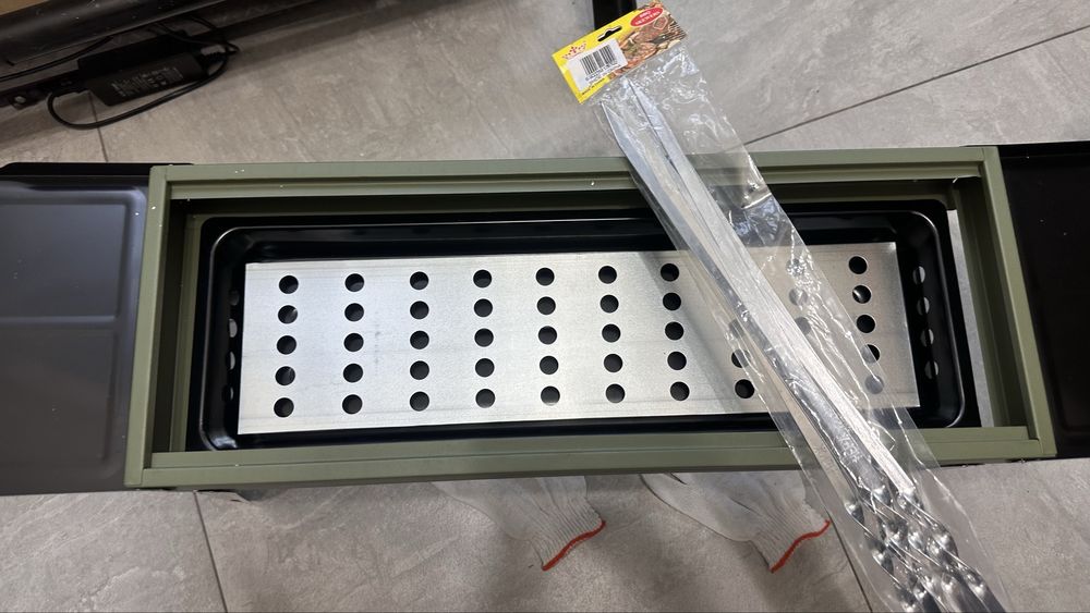 Мощный складной мангал 60 см