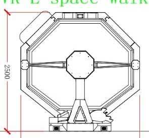 VR space walk - Симулатор на виртуална реалност за бизнес или дома
