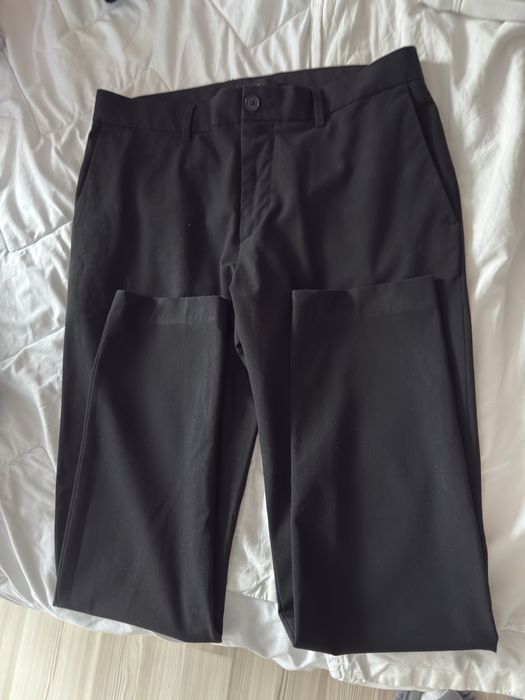 Черен мъжки официален панталон H&M