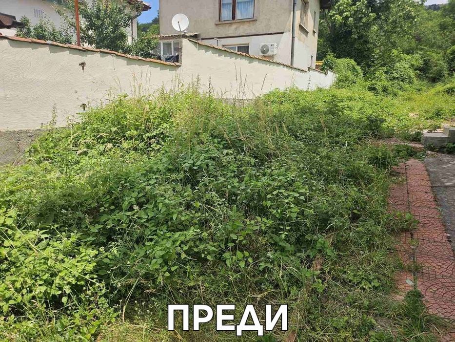 Почистване на Парцели,имоти и запустели дворове