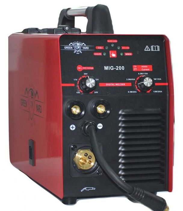 3 в 1 ,Телоподаващо устройство и инверторен електрожен 200А