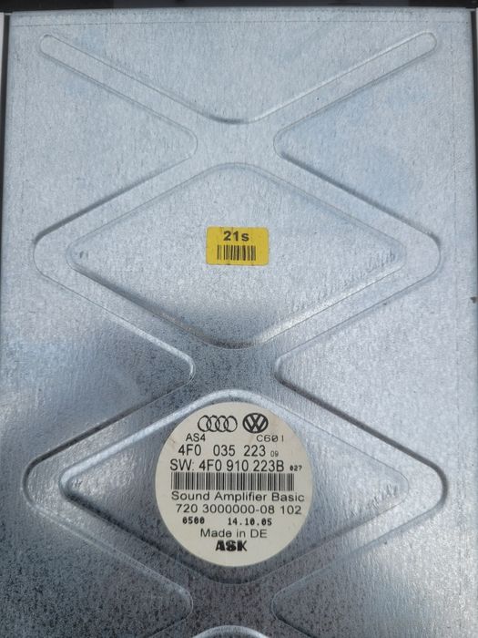 Amplificator 4f0910223b Audi A6 2007