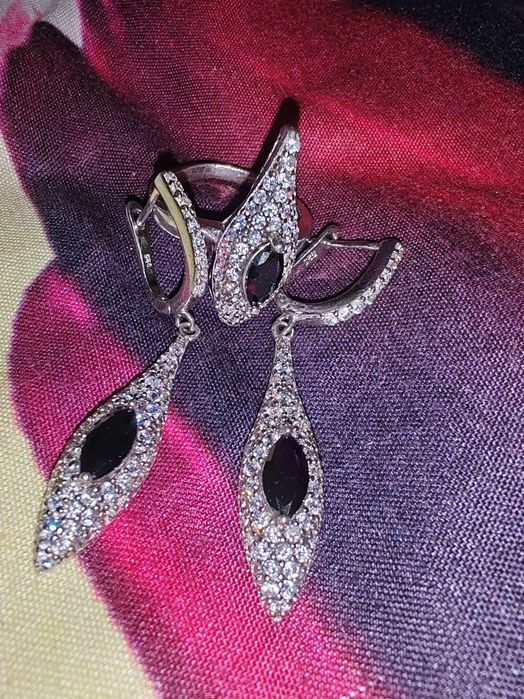 Комплект из серебра 925 пробы