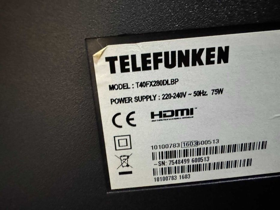 Телевизор Telefunken Full HD T40FX280DLBP
