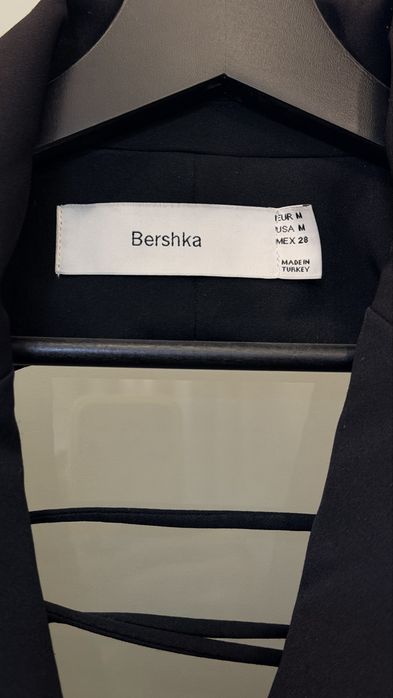 Дамкса черна рокля | BERSHKA | M размер