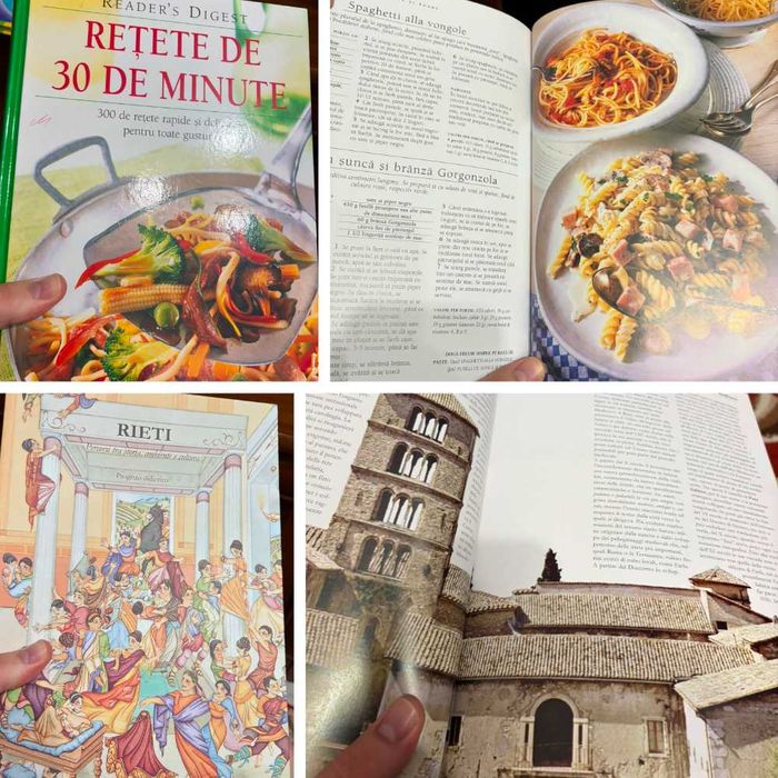 Lot carti Readers Digest, enciclopedii, atlas, altele