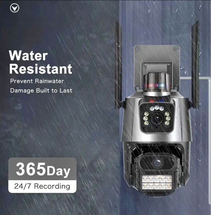 ICSEE 6MP двойна охранителна камера