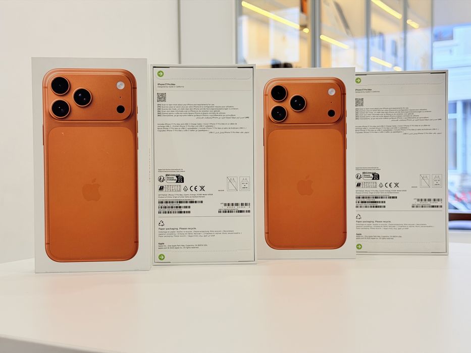 Magazin Apple | iPhone 17 Pro Max | Sigilat | Cosmic Orange | 512GB | Cu Garantie | In Rate | smilemobile.ro