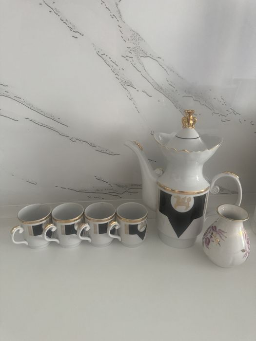 Антикварный кофейный сервис Пегас