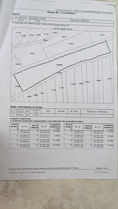 Vând teren extravilan
