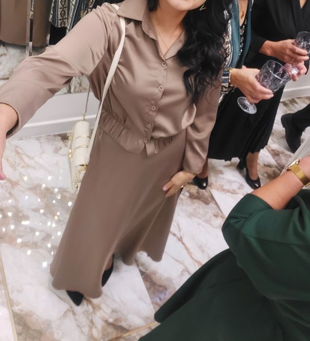 Платье, двойка, юбка-кофта