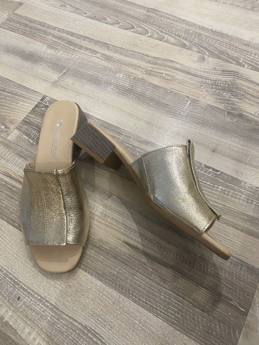 Дамски чехли естествена кожа