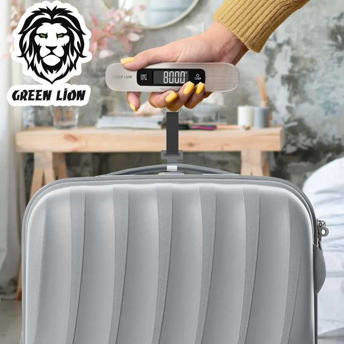 Green Lion Digital Luggage Scale 50kg Дорожные ручные весы для багажа