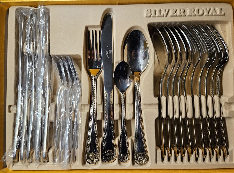 Vand set 24 tacâmuri Silver Royal Dimond