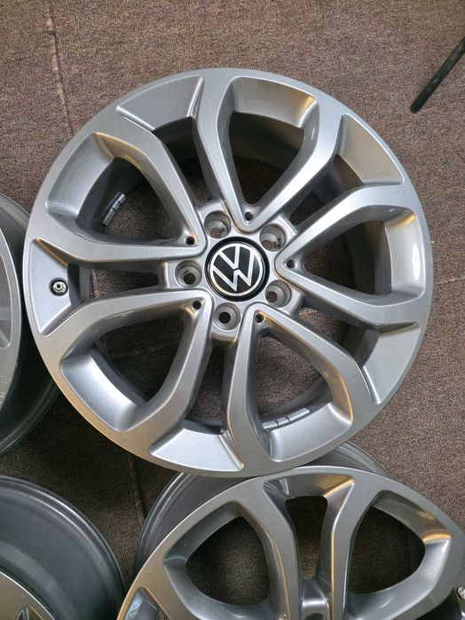 4 Jante Aliaj 5x112 17'' 7J ET 48.5 - OE VW Golf Passat Touran Sharan Caddy T-Roc Tiguan / Skoda Octavia Superb Yeti Karoq