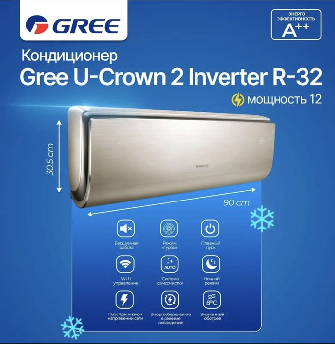 Кондиционеры GREE 12 инвертер\LV Оптом