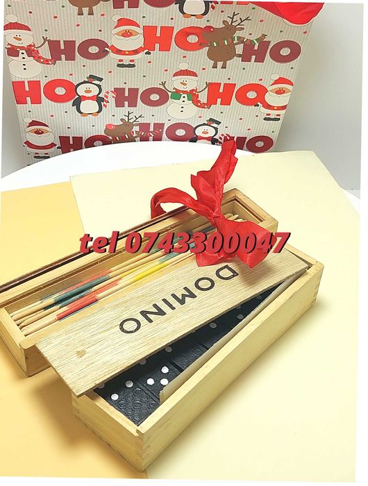 Pachet De Sarbatori  Joc Marocoo mikadoSi Domino  Transport Gra