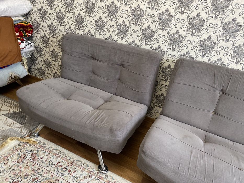 Диван и 2 кресла б/у – недорого!