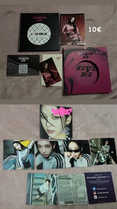 K-pop албуми BLACKPINK / (G)I-DLE / aespa – с CD