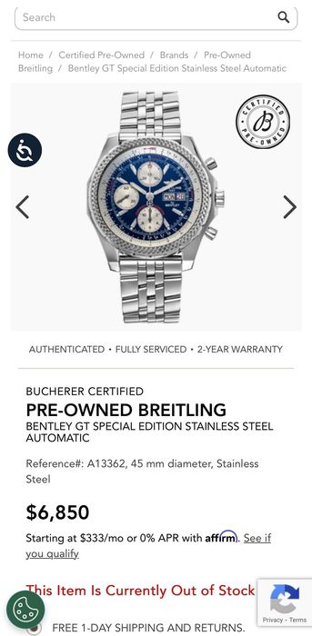 Breitling GT Chronograph