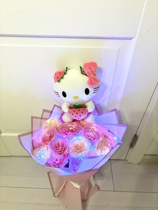 Buchete din sapun si satin(reducere 100 trandafiri 200 lei,51-150)