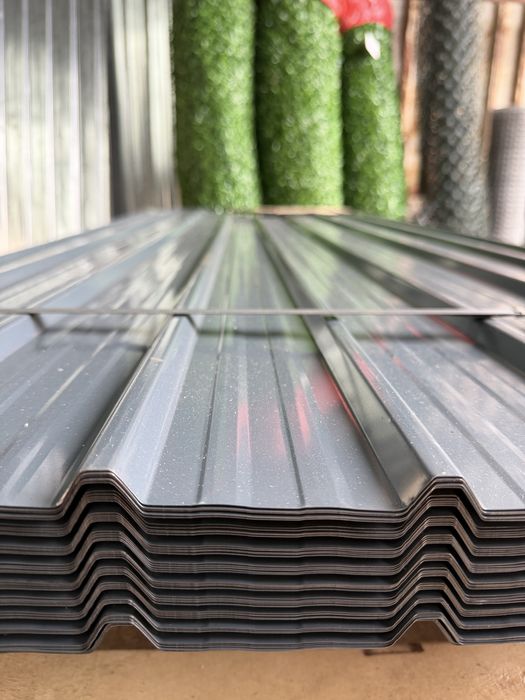 Tabla cutata gri 0.4mm acoperis gard