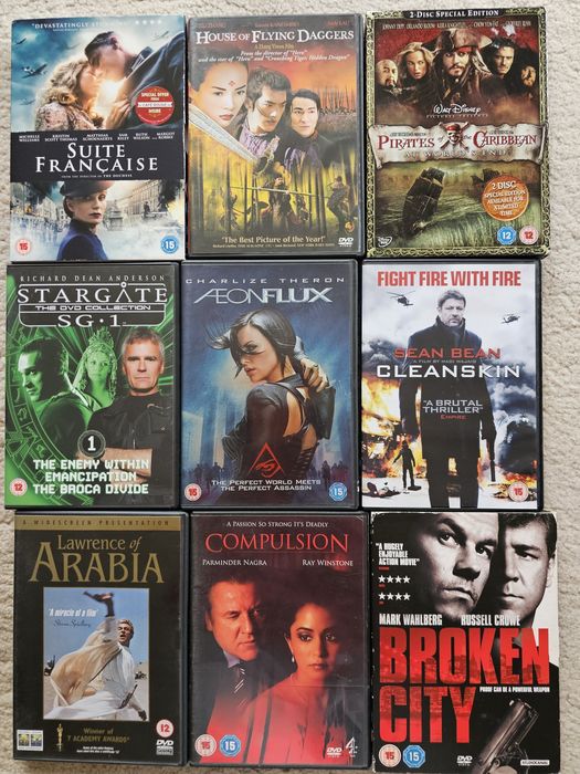 Оригинални DVD от лична колекция на Английски език
