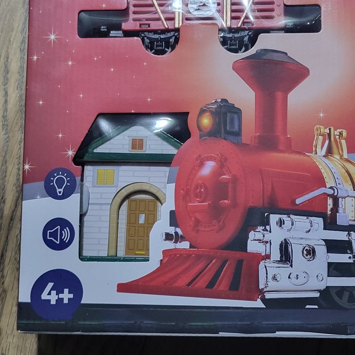 Trenuleț electric pom de Crăciun