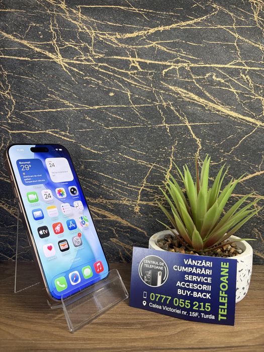 Iphone 16 Pro/128Gb/Garantie 2 Ani Centrul de Telefoane/Rate