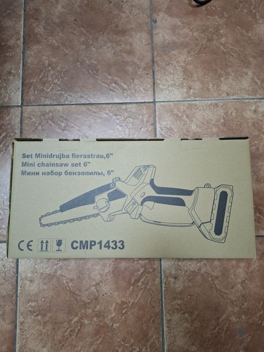 Minidrujba Ferăstrău electric 36V ungere lant