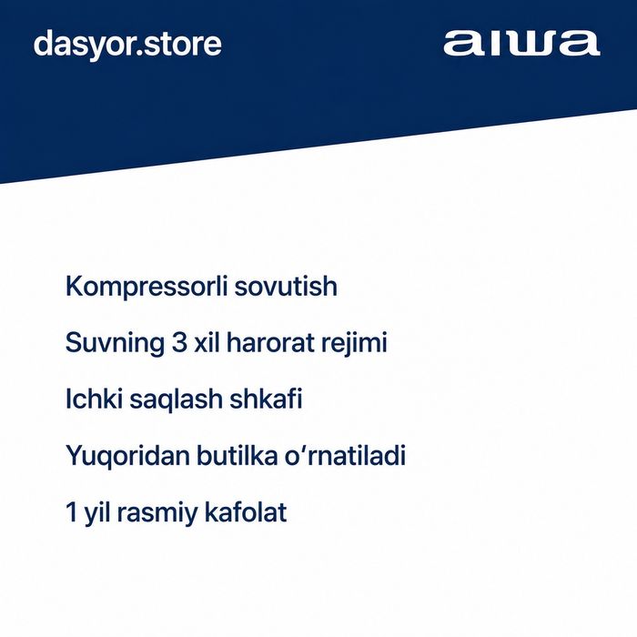 AIWA +5| Kuler | Suv Dispenseri | Кулер для воды | Kompressor