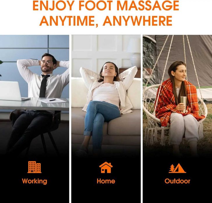 Масажор за стъпала и прасци MARFLY 12, масажиращи топки