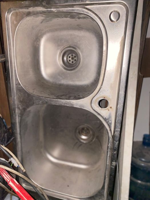 Мойка двойная нержавейка