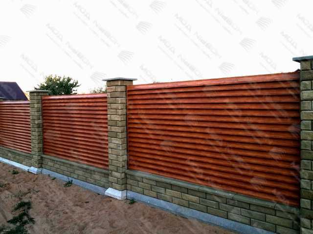 Забор жалюзи еврозабор