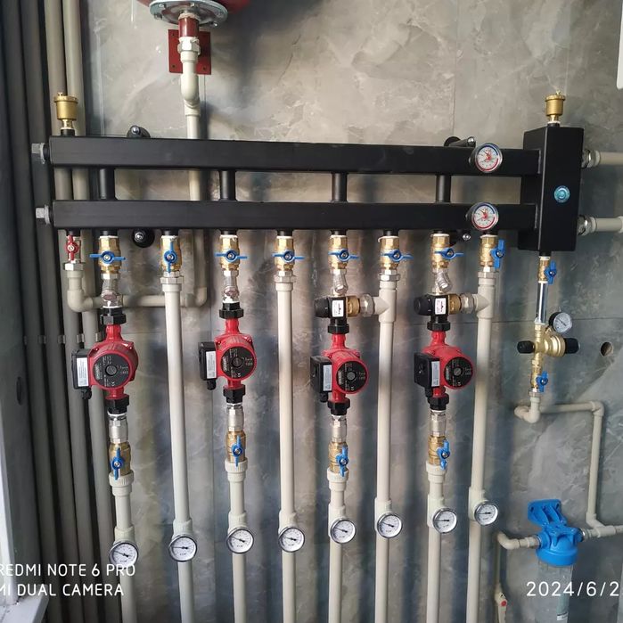 Теплый пол монтаж системы отопления водоснабжения канализации