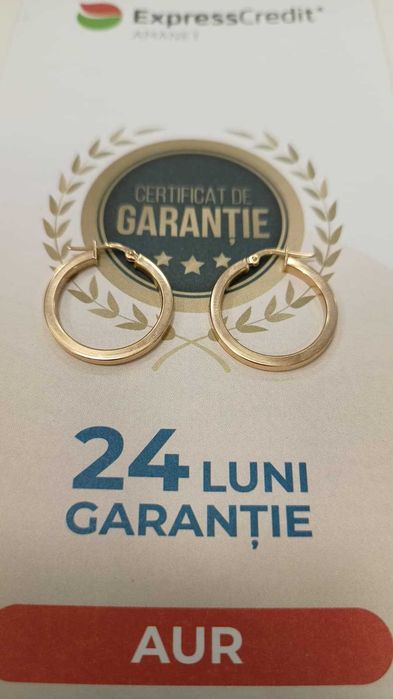 Cercei aur 14K 2.26gr [AG24 Harlau B.45757.2] - Garantie 2 ani!