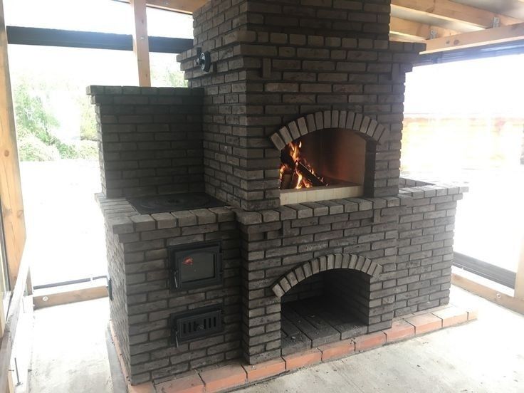 Комплекс мангал, печь казан