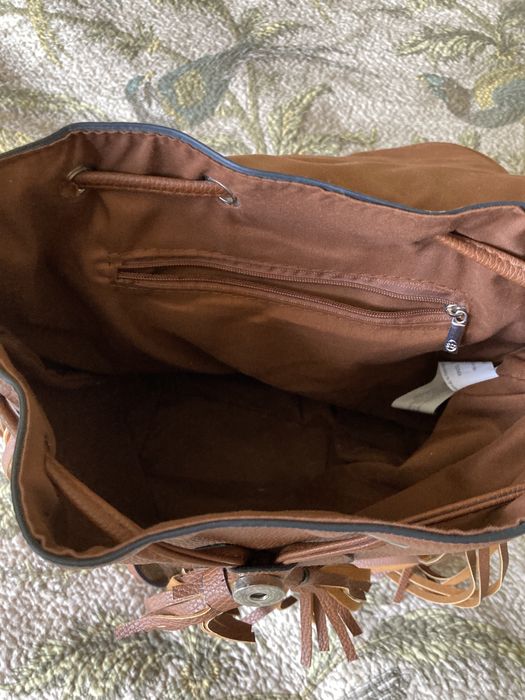 Вместительный бохо рюкзак Stradivarius