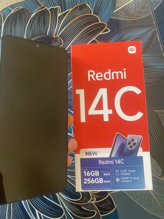 Redmi 14C 16/256 midnight black karobka dakument bor