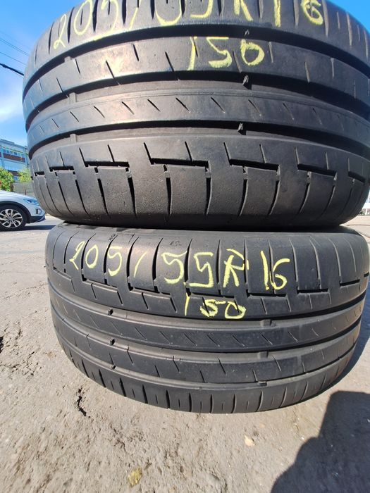 2 anvelope vara 205/55r16 Continental Montaj Gratuit