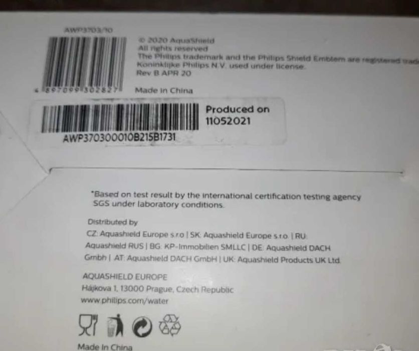 Philips On-tap AWP3703/10 Система за филтриране на вода , вертикална