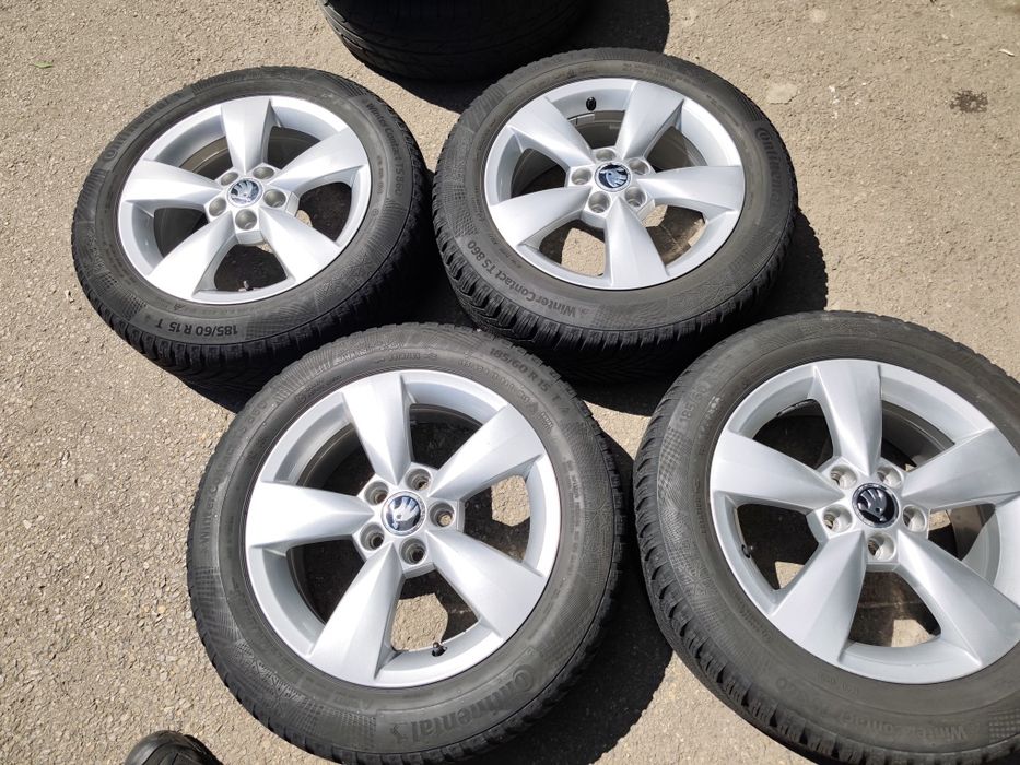 15" оригинални алуминиеви джанти за Skoda Fabia, Stella ..