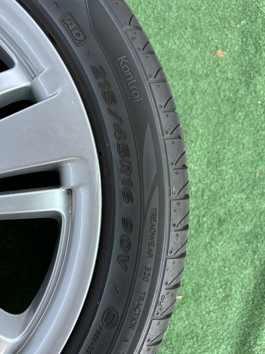 5x100 16 seat skoda vw със летни гуми hankook 215 45 16