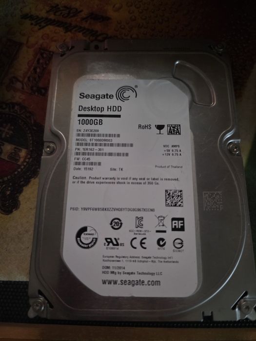 Vând HDD Seagate 1TB
