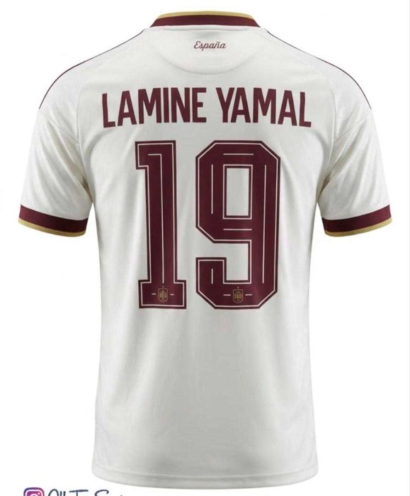 СВЕТОВНО 2026! SPAIN / ИСПАНИЯ YAMAL фланелка! Поръчай с име и номер по ТВОЙ избор!