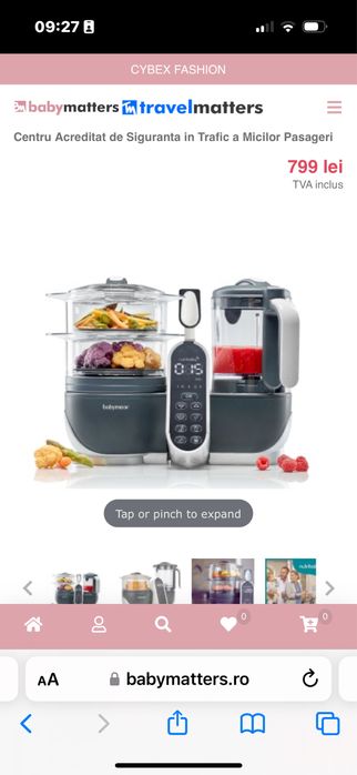 Aparat de gatit babymoov 5 in 1 bebe diversificare aparat de gatit