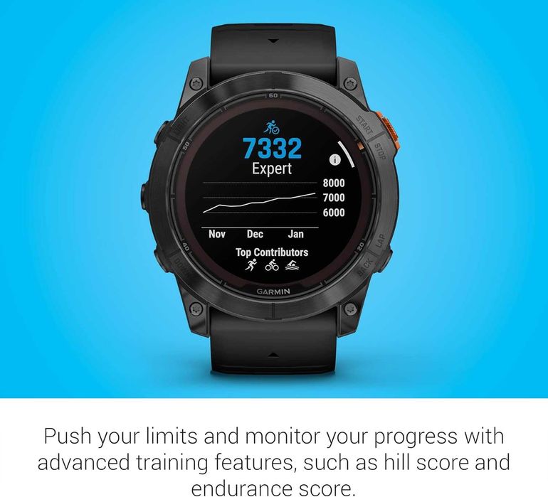 Смарт часовник Garmin Fenix 7X Pro Solar 51mm Фенерче соларен