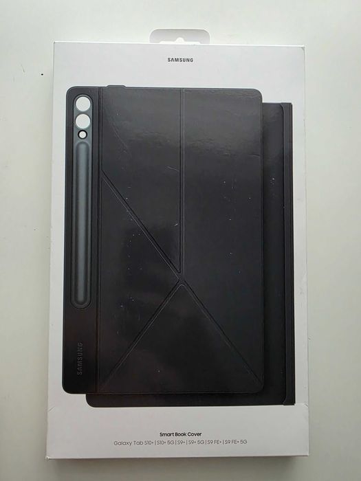 Husa cu tastatura Book Cover Keyboard Slim pentru SAMSUNG Galaxy Tab S10/S9 Ultra, EF-DX920UBEGWW, negru